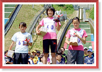 中学生　女子の部 優勝 岩佐　明香