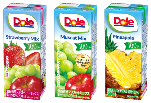 Dole 200ml パック商品