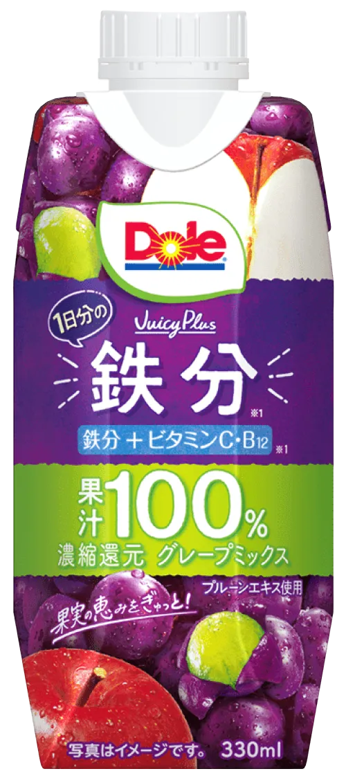 Dole® Juicy Plus 1日分の鉄分