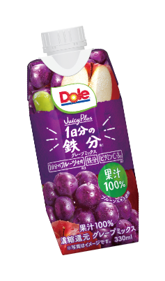 Dole© JuciyPlus 1日分の鉄分 グレープミックス