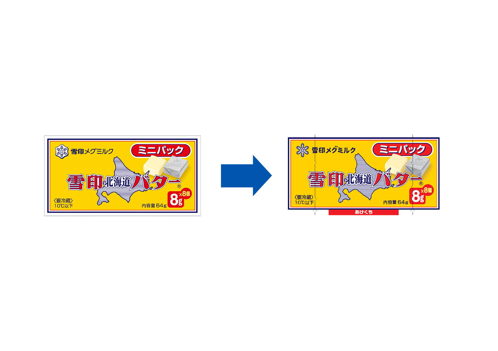 雪印北海道バター ミニパック