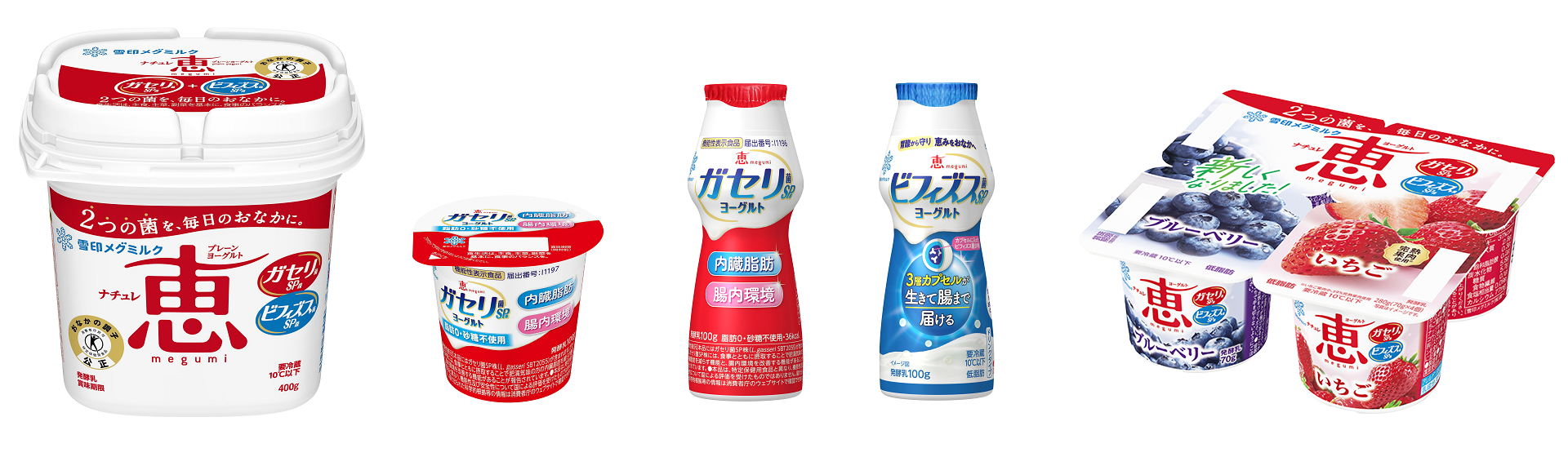 全面リニューアルした現在の「恵 megumi」シリーズ