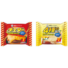 スライスチーズは発売60周年！ 『チェダー とろけるスライス(７枚入り)』112g『４種のチーズ とろけるスライス(７枚入り)』112g2022年9月上旬より全国にてリニューアル発売