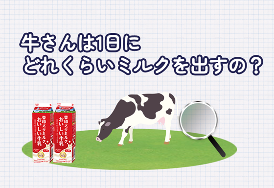 牛さんは1日にどれくらいミルクを出すの？​