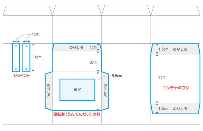 トラックの詳細図