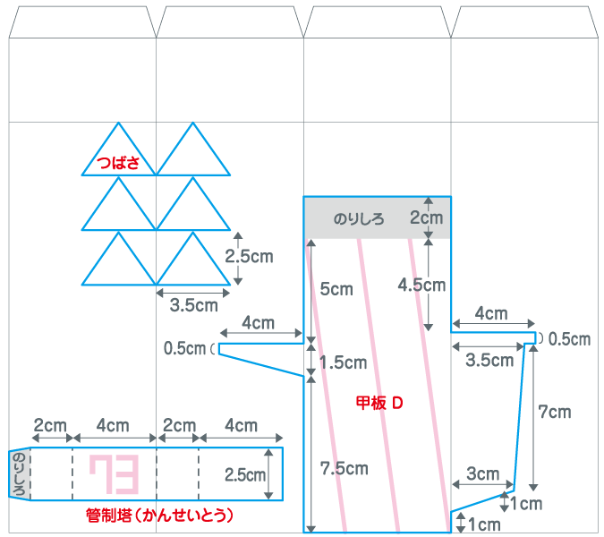 空母(くうぼ)の詳細図(しょうさいず)３