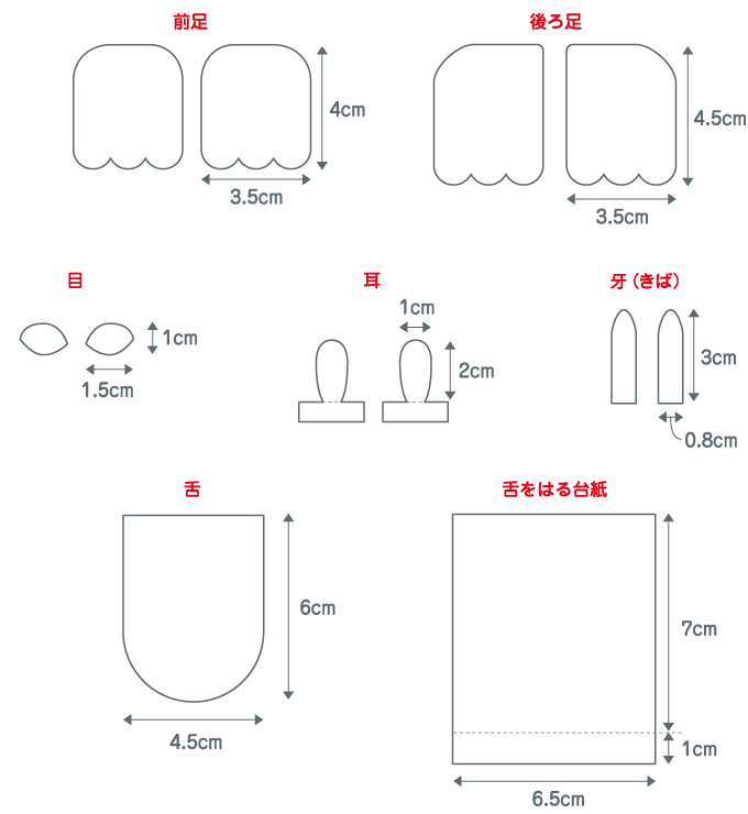 カバ君の詳細図(しょうさいず)