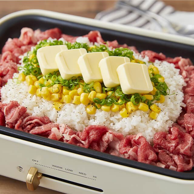 鉄板ビーフペッパーバターライス