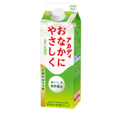 「おいしさＵＰ！」 おなかにやさしい乳飲料  『アカディ おなかにやさしく』(900ml、500ml、180ml)  2023年10月3日（火）よりリニューアル発売