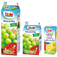 2022年春、「Dole®」は、生まれ変わります。 『Dole® 』シリーズ　各種（1000ml、450ml、LL200ml、LL125ml、LL330ml） 新発売およびリニューアル！