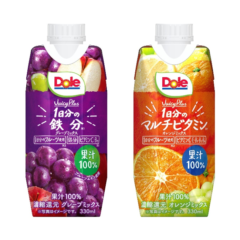 ココロも、カラダも、満たされる。『Dole® Juicy Plus １日分の鉄分』『Dole® Juicy Plus １日分のマルチビタミン』2023年3月28日（火）、4月11日（火）より全国にて新発売