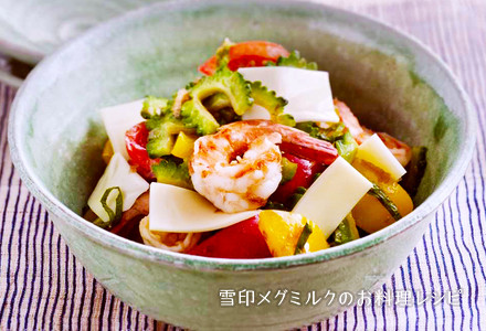 ゴーヤとチーズの夏サラダ