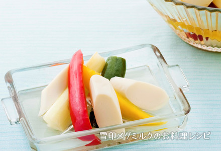 野菜と「さけるチーズ」のピクルス