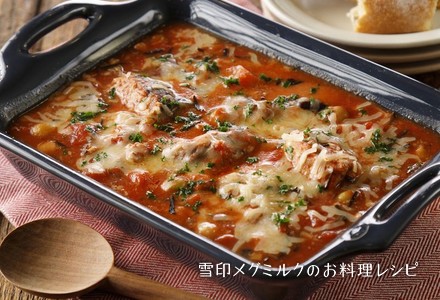 さば缶のチーズトマト煮 雪印メグミルクのお料理レシピ