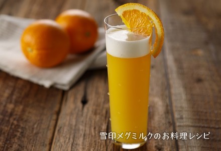オレンジビア 雪印メグミルクのお料理レシピ