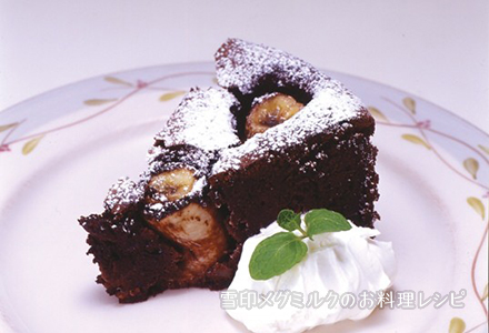バナナチョコレートケーキ 雪印メグミルクのお料理レシピ