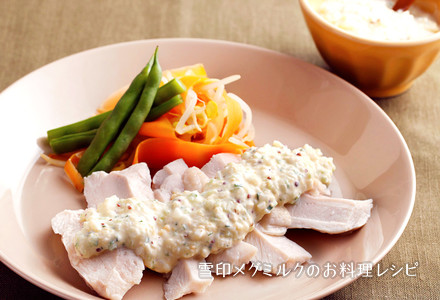 塩鶏のヨーグルトタルタルソース 雪印メグミルクのお料理レシピ