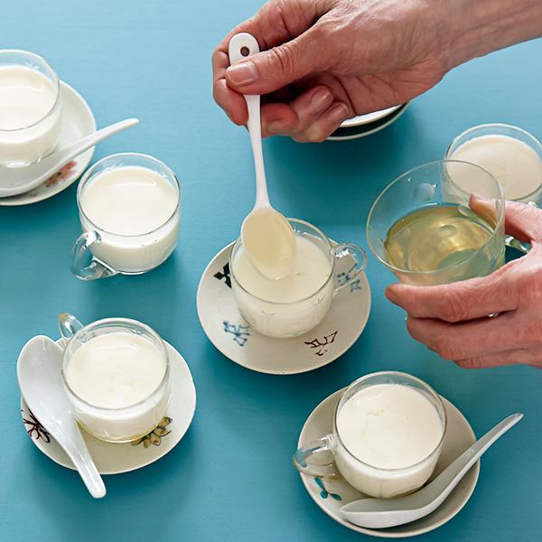 杏仁チーズゼリー 写真