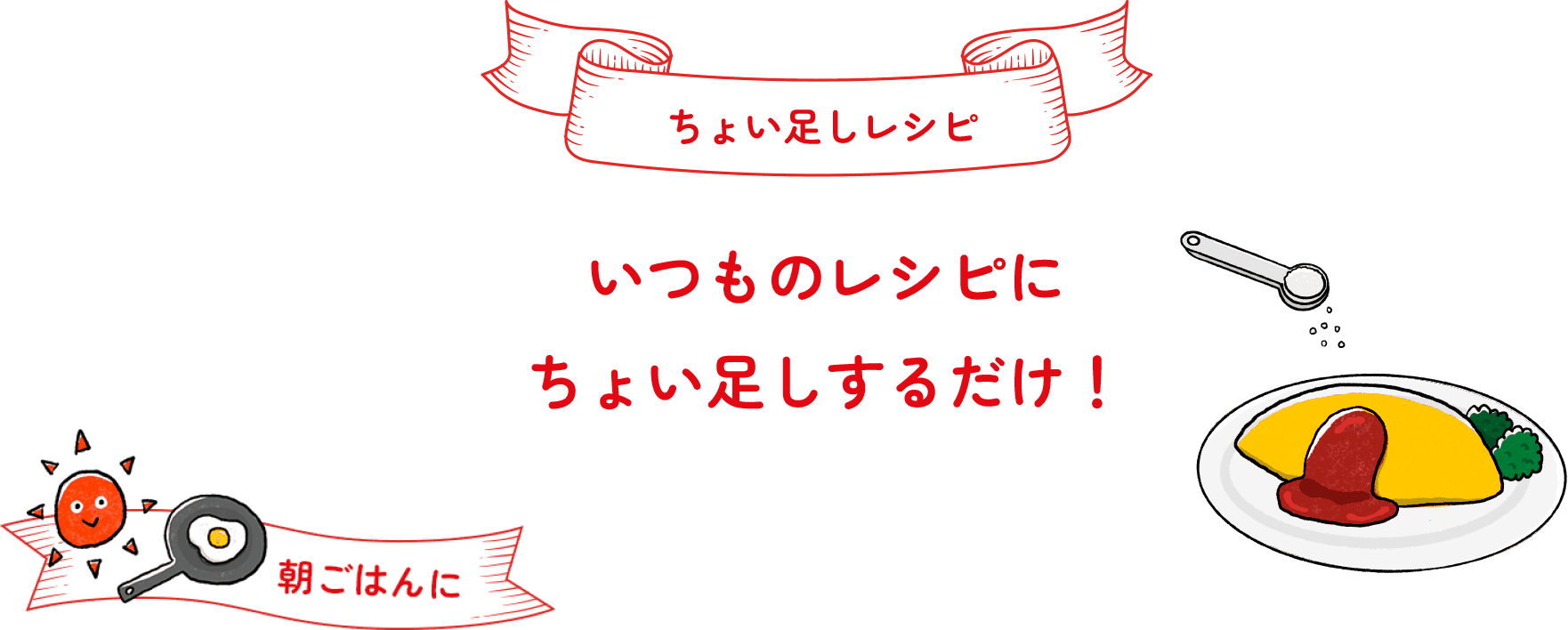 ちょい足しレシピ